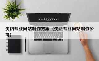 华容沈阳专业网站制作方案（沈阳专业网站制作公司）